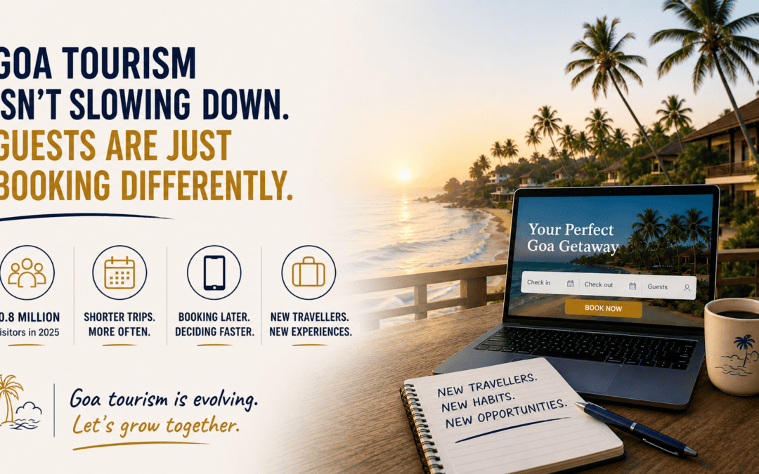 Goa Tourism Isn’t Slowing Down. Your Guests Are Just Booking Differently
