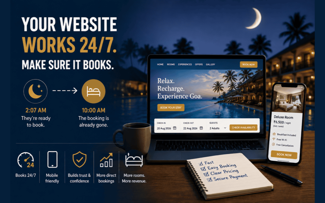 If your website can’t sell a room at 2am, it’s costing you revenue